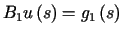 $\displaystyle B_{1}u\left( s\right) =g_{1}\left( s\right)$